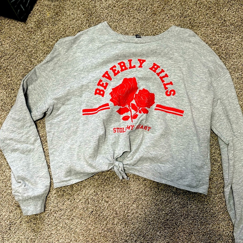 Beverley hills cropped long sleeve